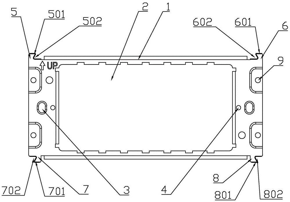 一种多功能开关安装铁架的制作方法