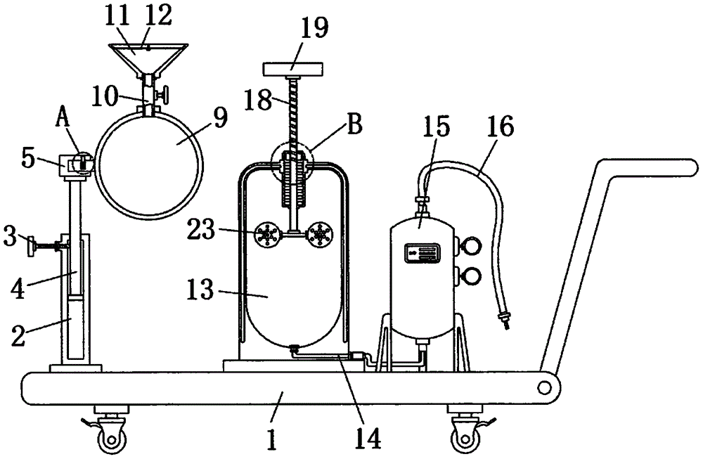 一种适用于抽油机保养的换油装置的制作方法