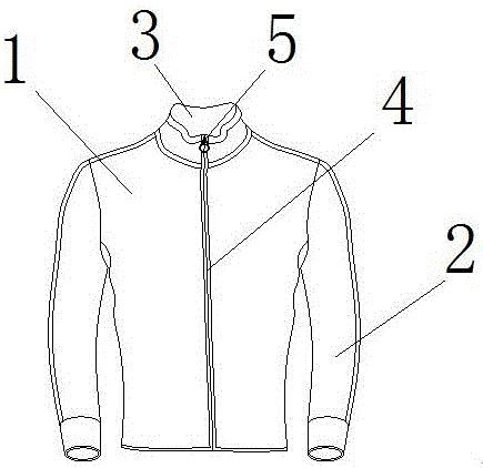 一种透气保暖的服装的制作方法