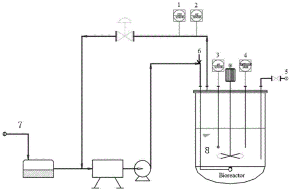 一种生物固定丁醇发酵尾气和工业环氧乙烷尾气的装置的制作方法