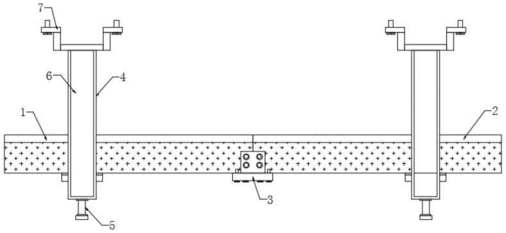 底部双丝网格桥架的制作方法