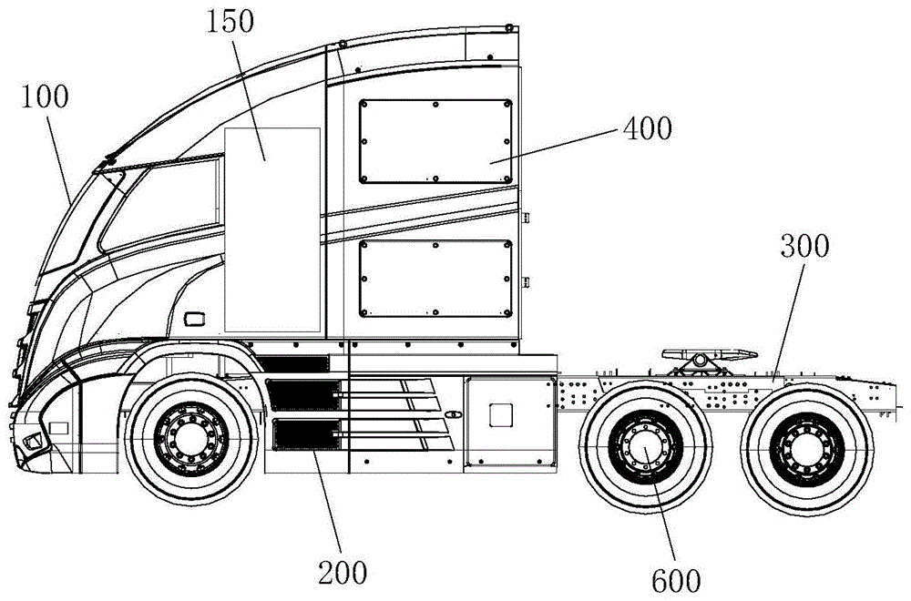 一种氢燃料重型卡车的制作方法