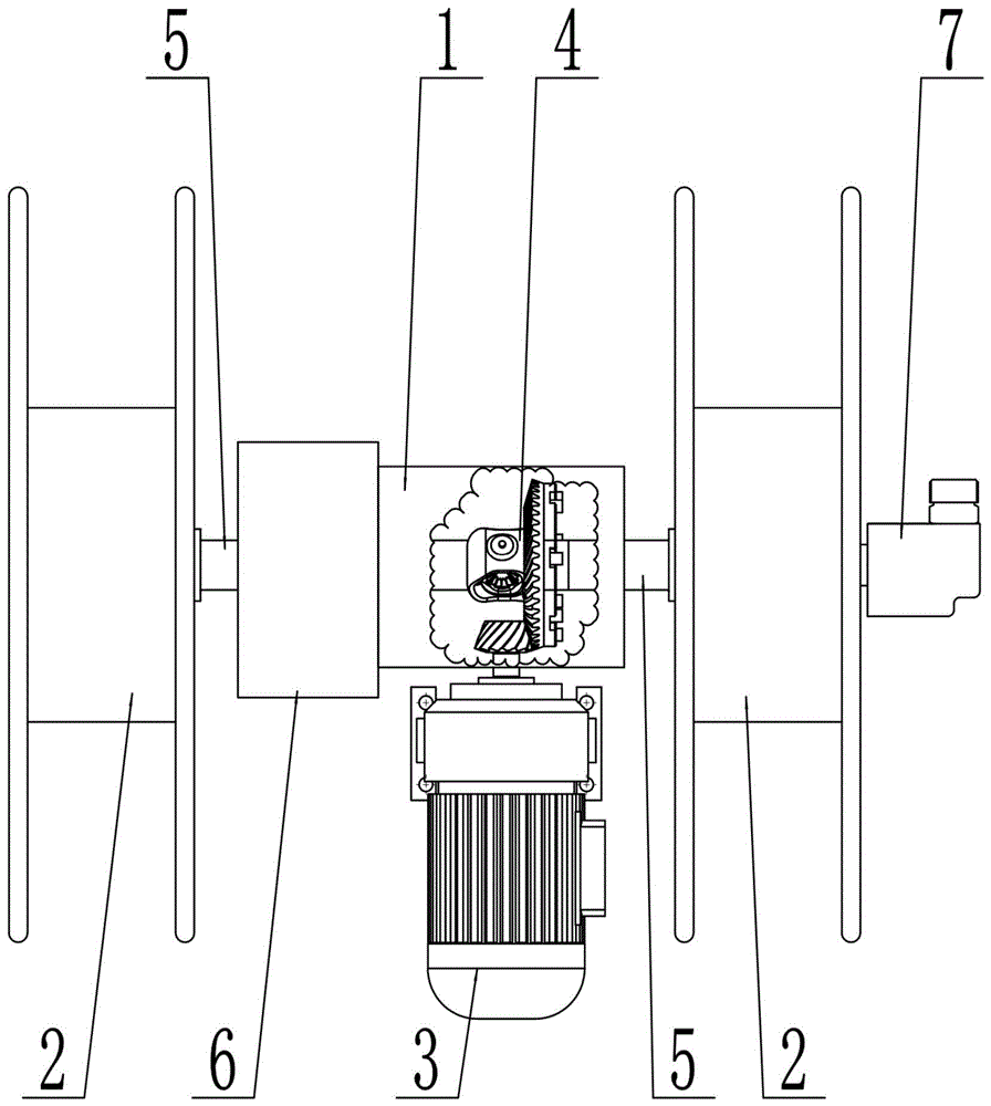 一种差速两用卷筒的制作方法