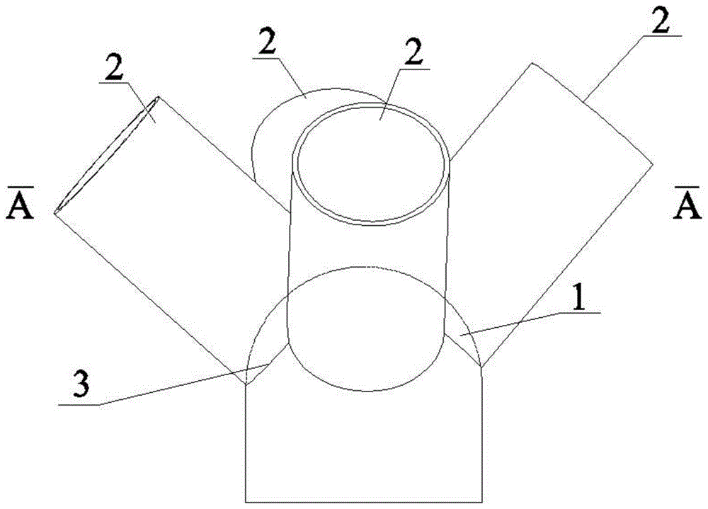 一种桁架内环支座节点结构的制作方法