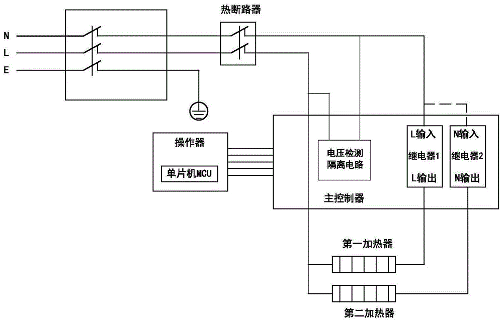 一种带电压异常保护的电热水器的制作方法