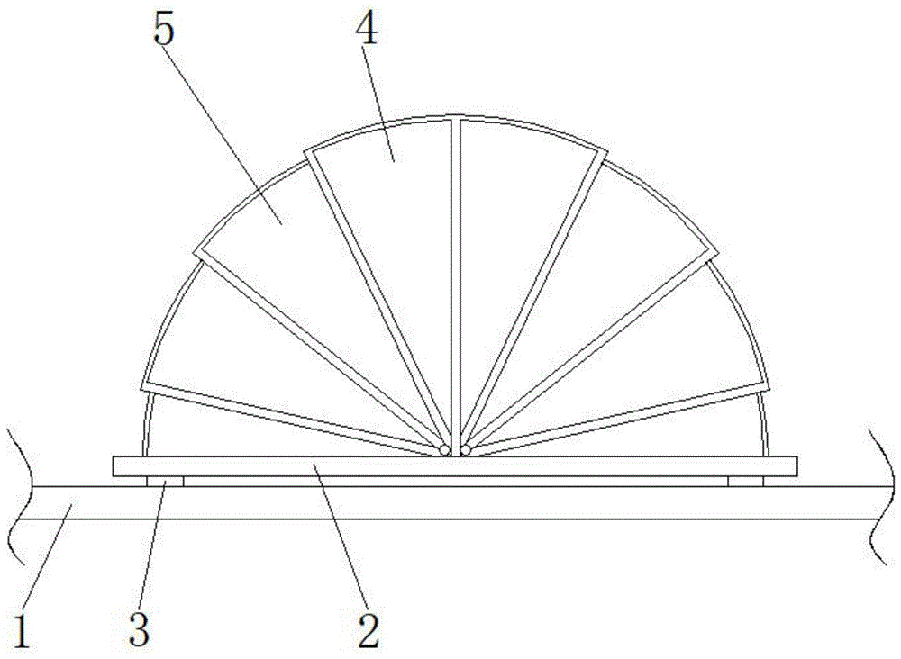 一种庭院用空间节省折叠车库的制作方法