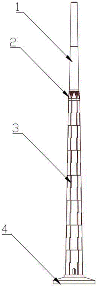 一种钢-混凝土组合塔架的制作方法