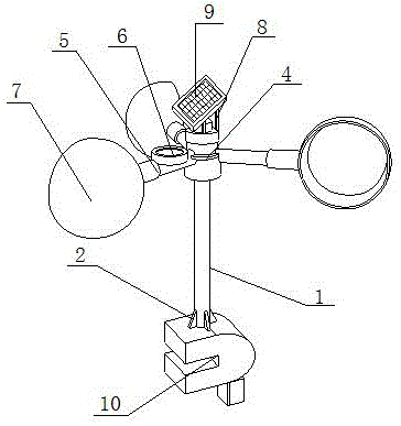 一种电力塔架用人工智能驱鸟装置的制作方法