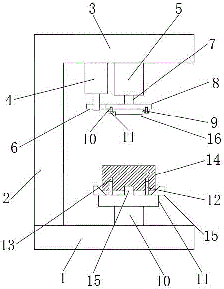 金属柱固定旋转装置的制作方法