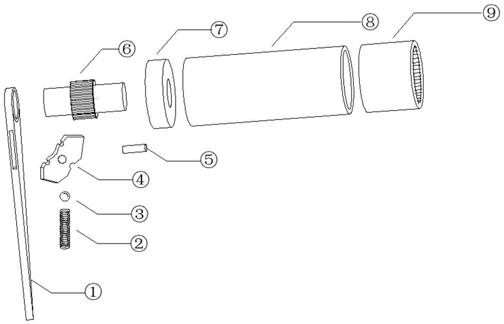 一种适用于空间局限且深孔的螺母拧紧工具的制作方法