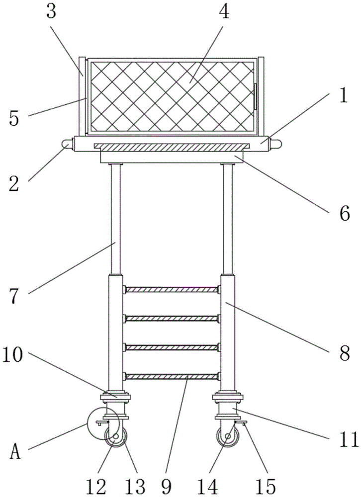 一种房屋建筑施工用的搭载架的制作方法