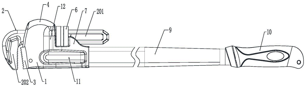 省力管子钳的制作方法