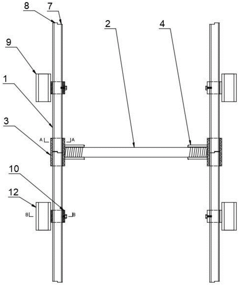 一种建筑工地用脚手架的制作方法