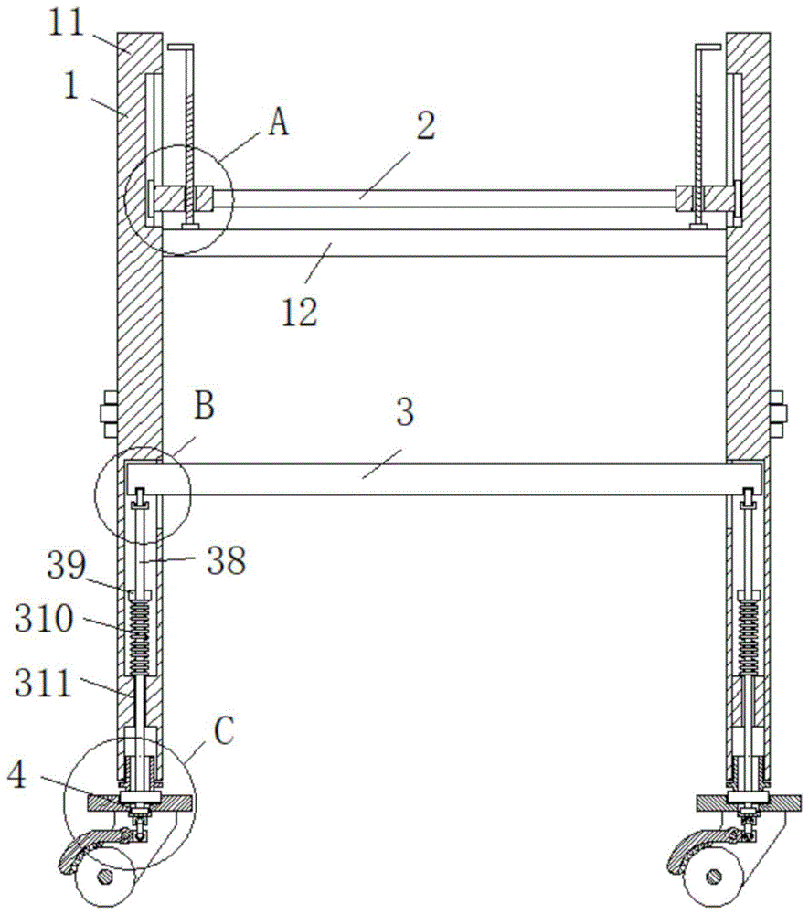 一种建筑施工用脚手架的制作方法