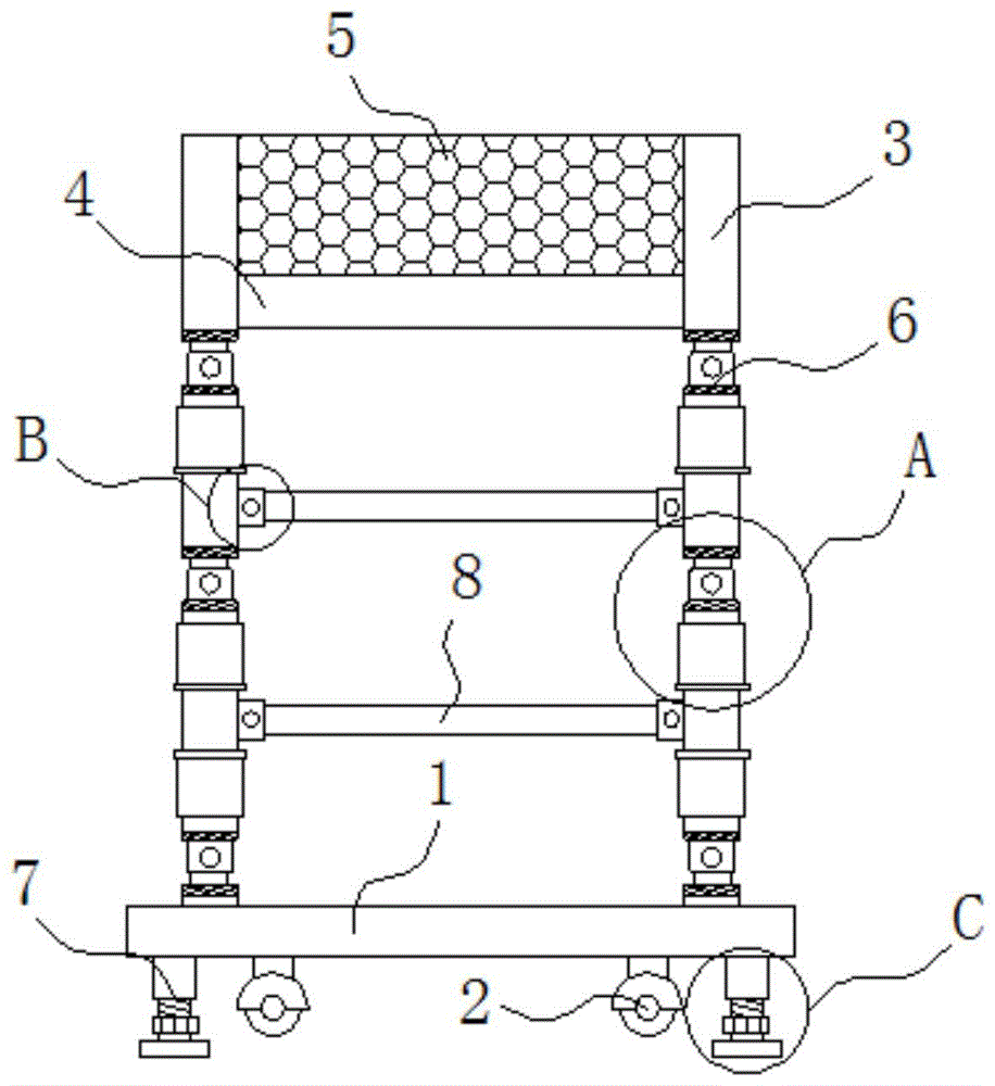 一种便于安装的房屋建设用脚手架的制作方法