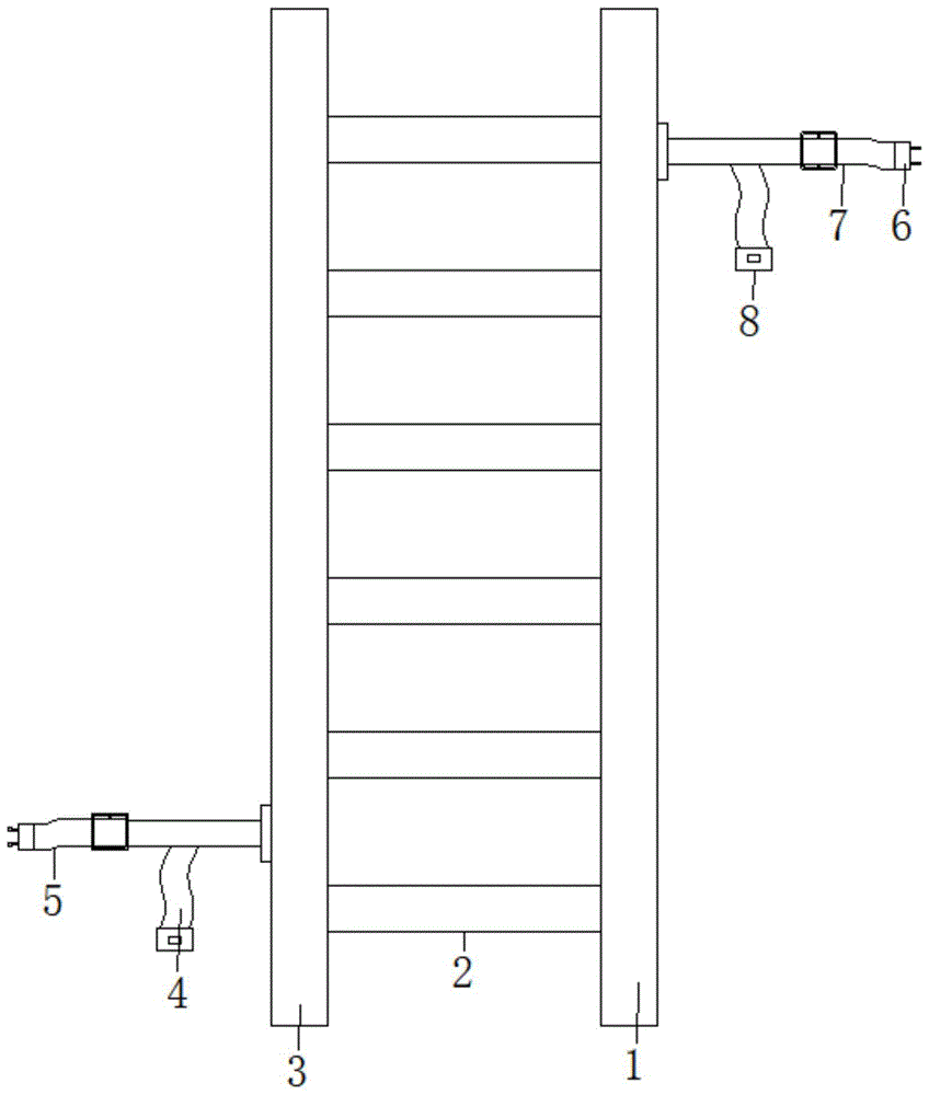 一种建筑施工用带有安全防护措施的爬梯的制作方法