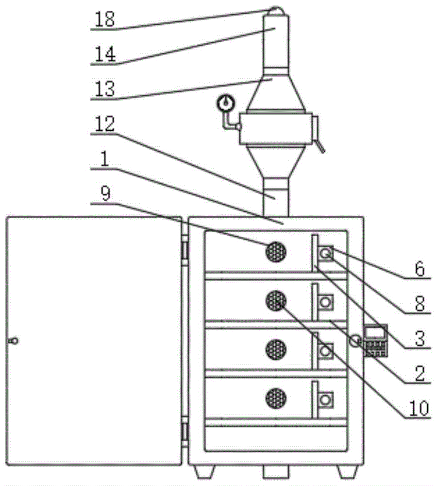 一种建筑工程管理用资料保险柜的制作方法