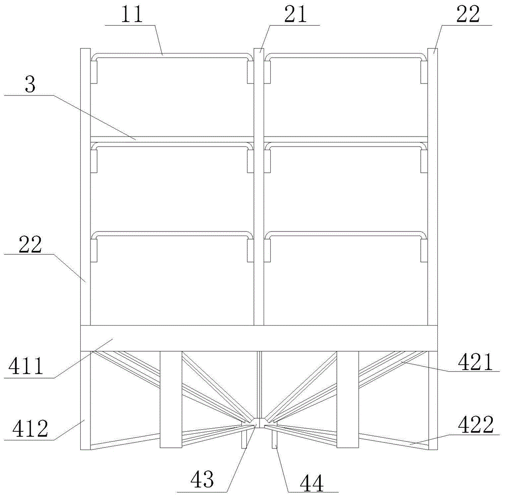 支架水池用排污装置的制作方法