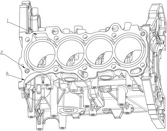 发动机缸体水道及镶嵌件气密检测工装的制作方法
