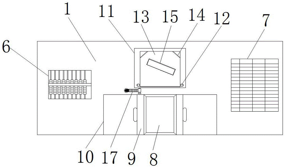 一种会计专用教学桌的制作方法