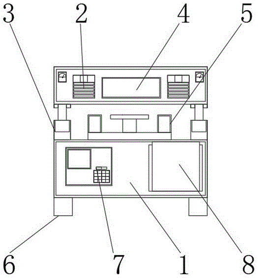 一种电子机械教学用实训台的制作方法