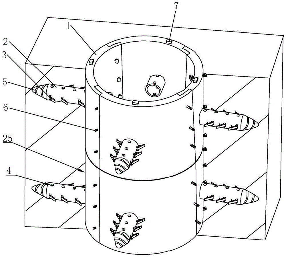 一种锚杆式挖孔桩结构的制作方法