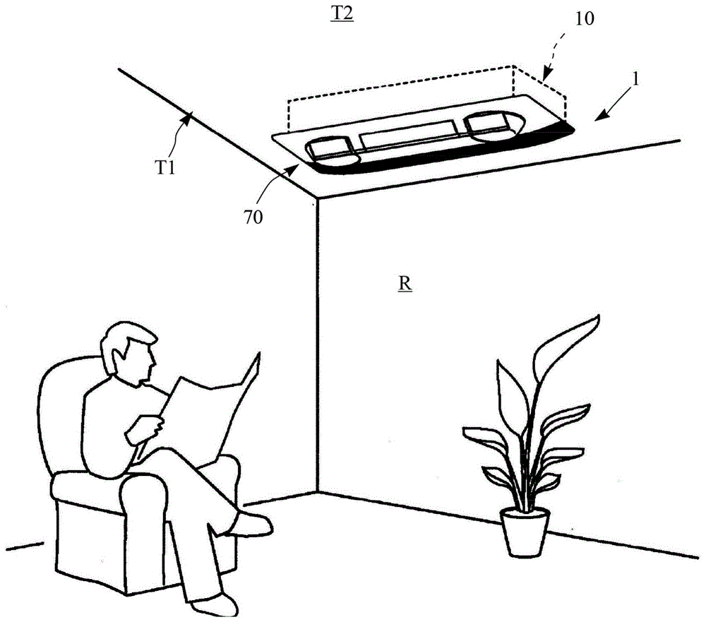 顶棚埋入式空调机的制作方法