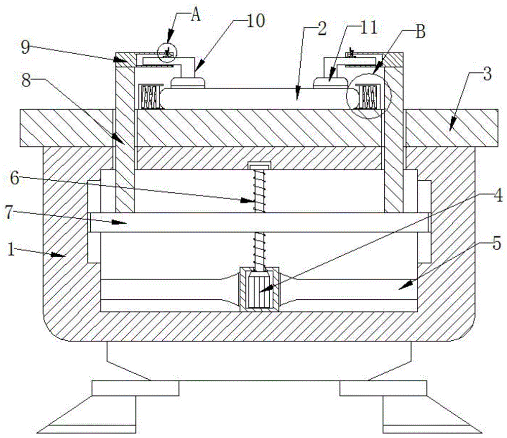 一种建筑地板加工定位装置的制作方法