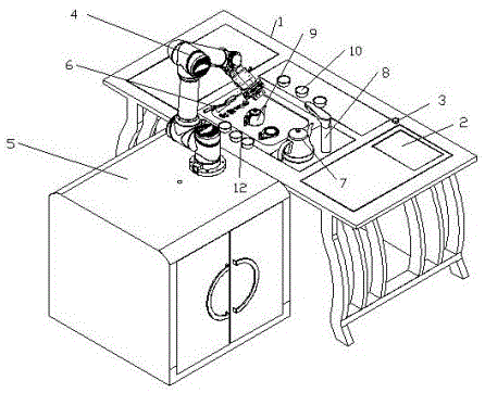 一种智能机器人沏功夫茶系统的制作方法