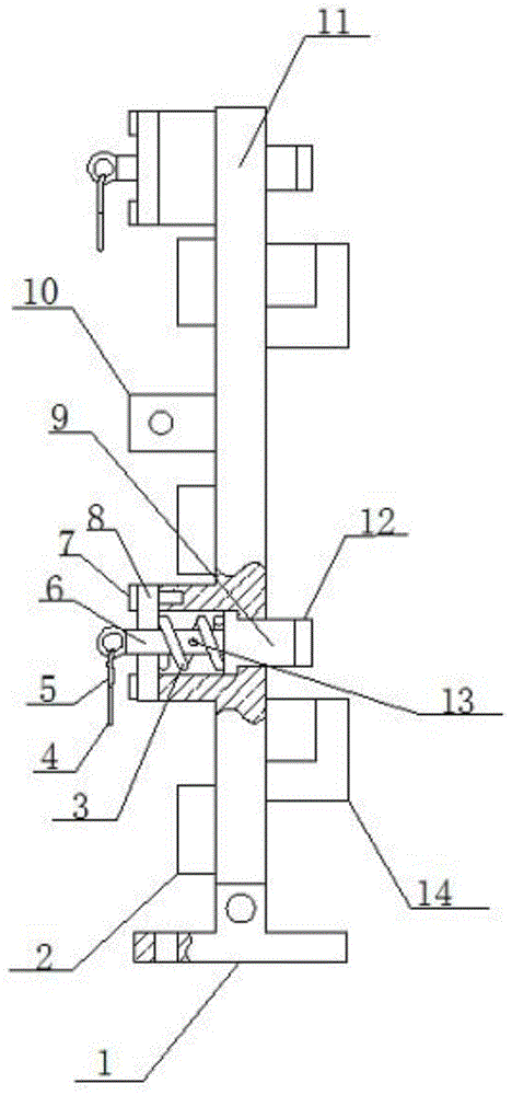 一种广告牌固定支架的制作方法