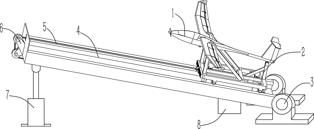 一种固定翼无人机弹射运载装置的制作方法