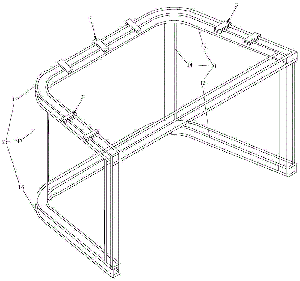 一种幕墙固定框架的制作方法