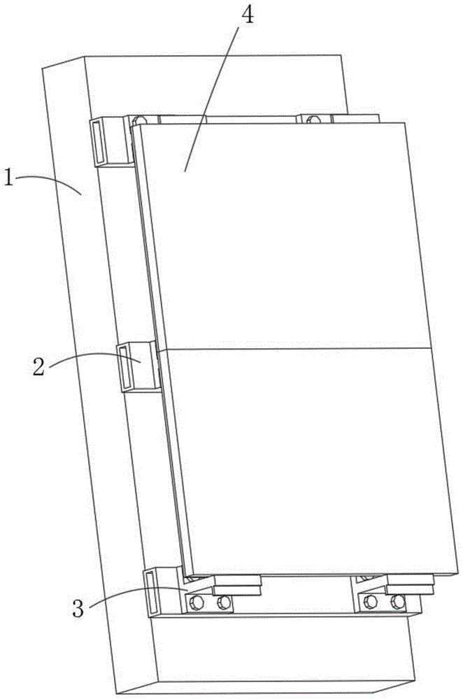 一种镶嵌型挂式防火型幕墙建筑板的制作方法