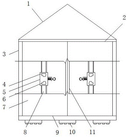 一种带有防护性连接机构的建筑主体结构的制作方法