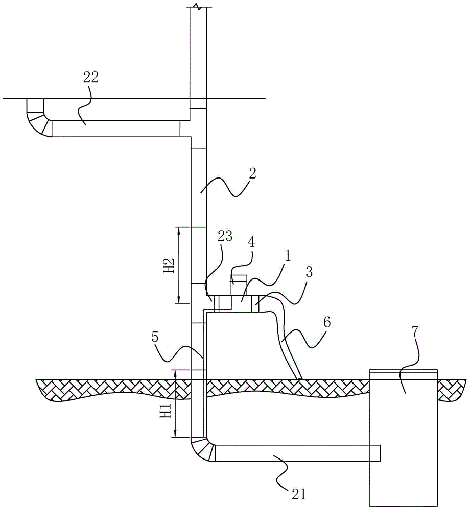 一种防淹管及排水防淹结构的制作方法