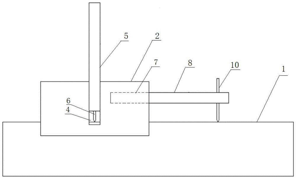 一种圆柱轴表面划线工具的制作方法