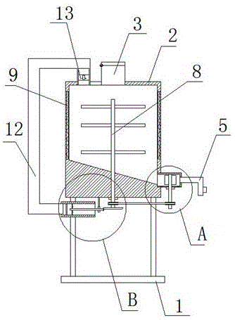 多反应器共享倾斜保温供料系统的制作方法