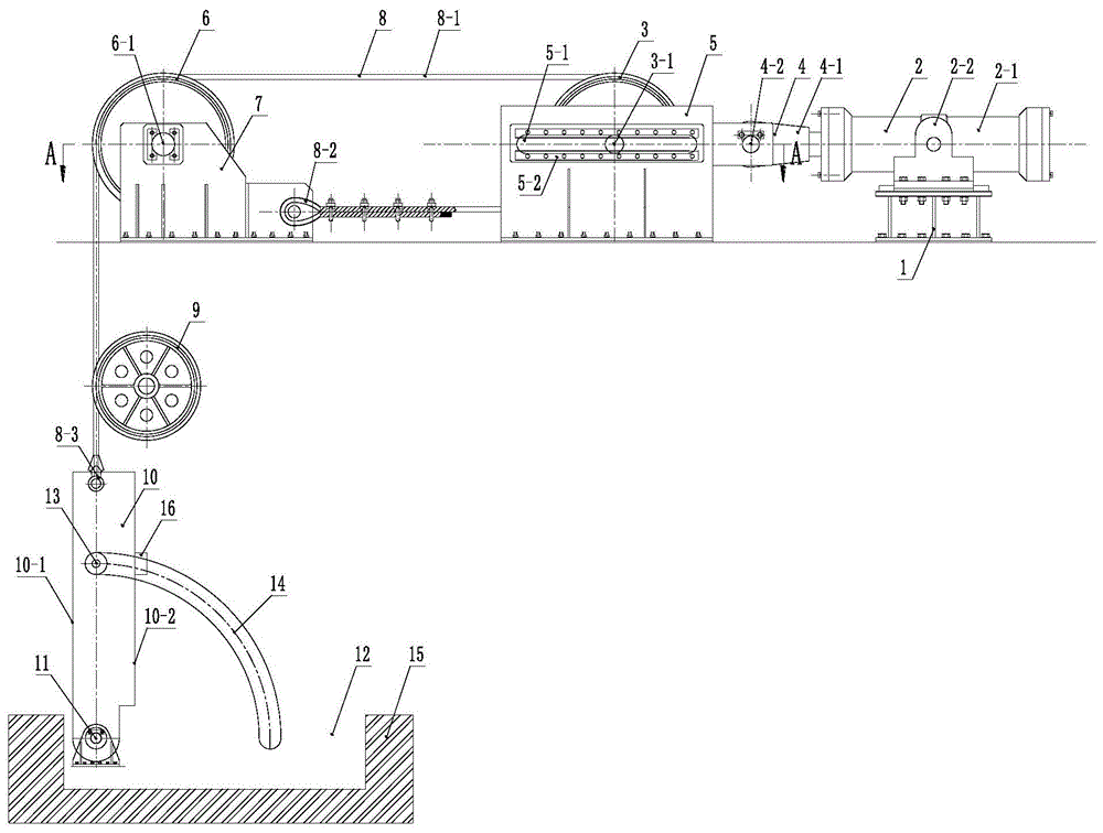 一种重型仓库门启闭机的制作方法