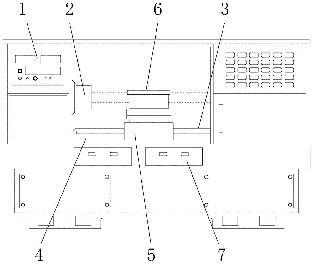 一种具有刀具收缩结构的数控机床的制作方法