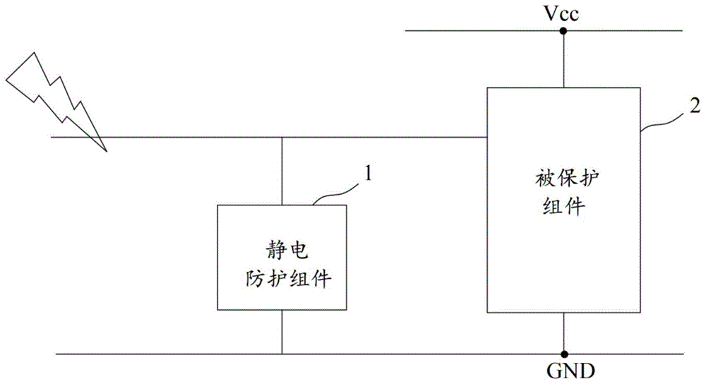 具有低寄生电容的静电放电保护结构及其静电放电保护电路的制作方法