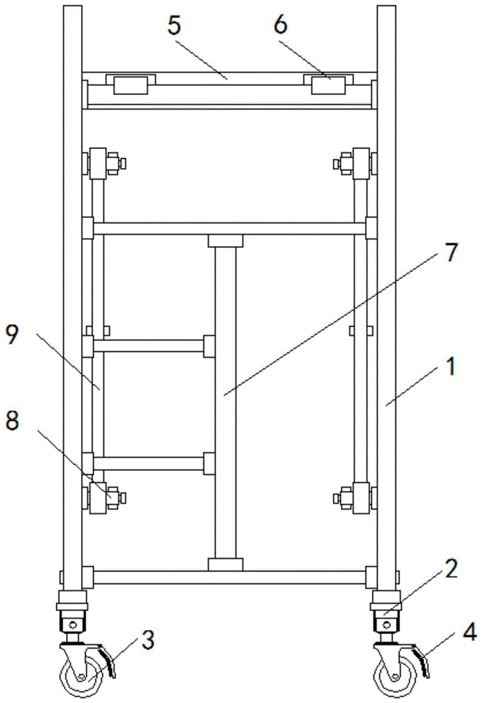 一种建筑施工工程用支架的制作方法