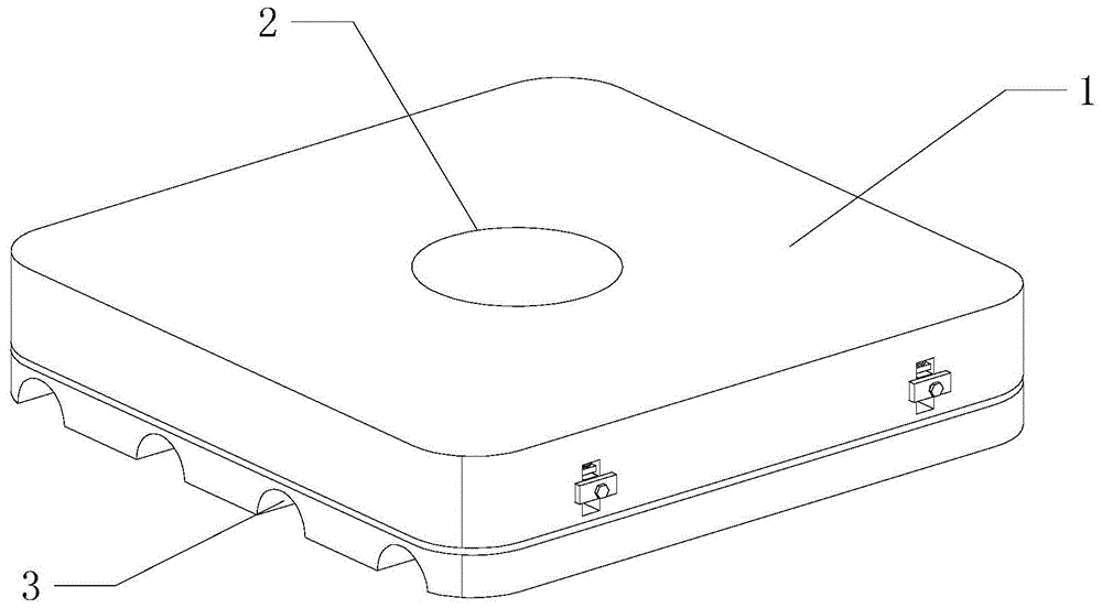 一种具有高效缓冲的人防工程用承重滑板的制作方法