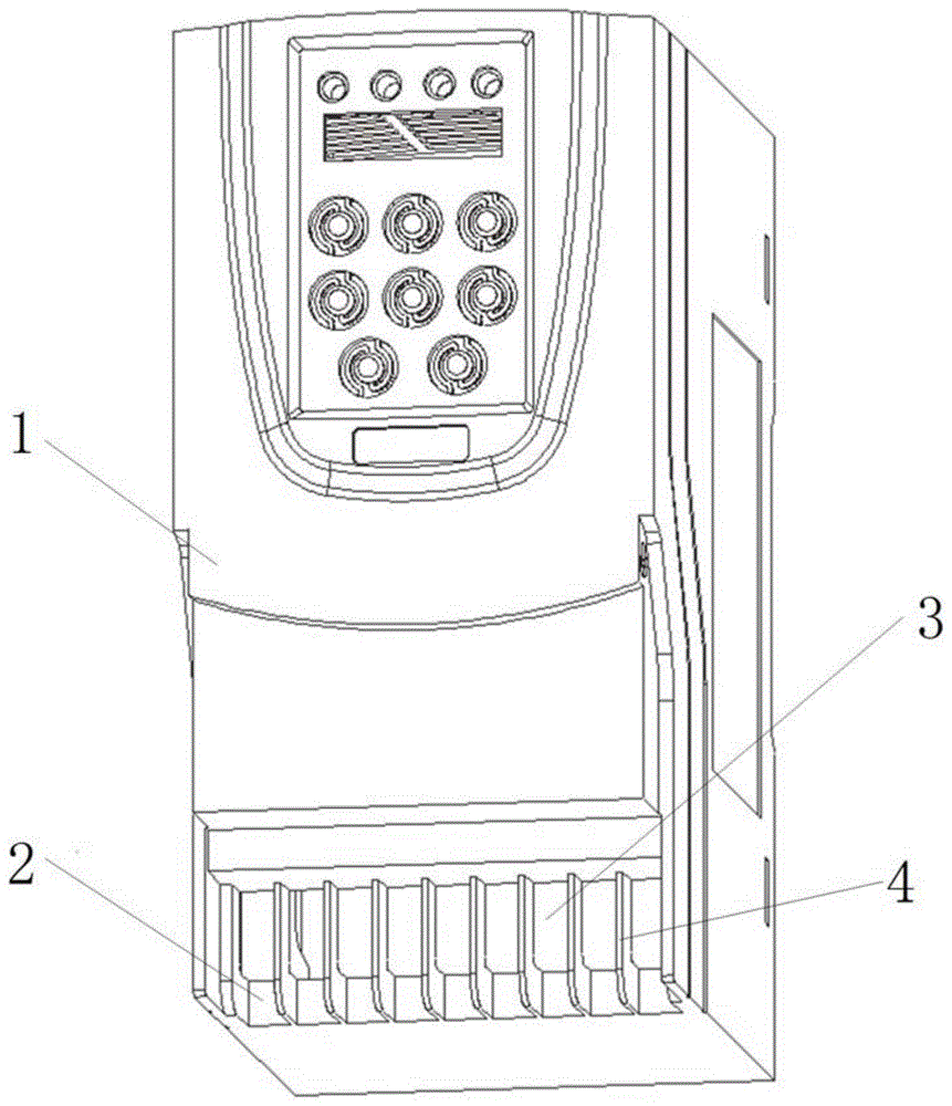 一种接线防护结构及具有其的变频器的制作方法