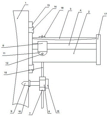 一种高层建筑外墙抹灰用的测量放线装置的制作方法