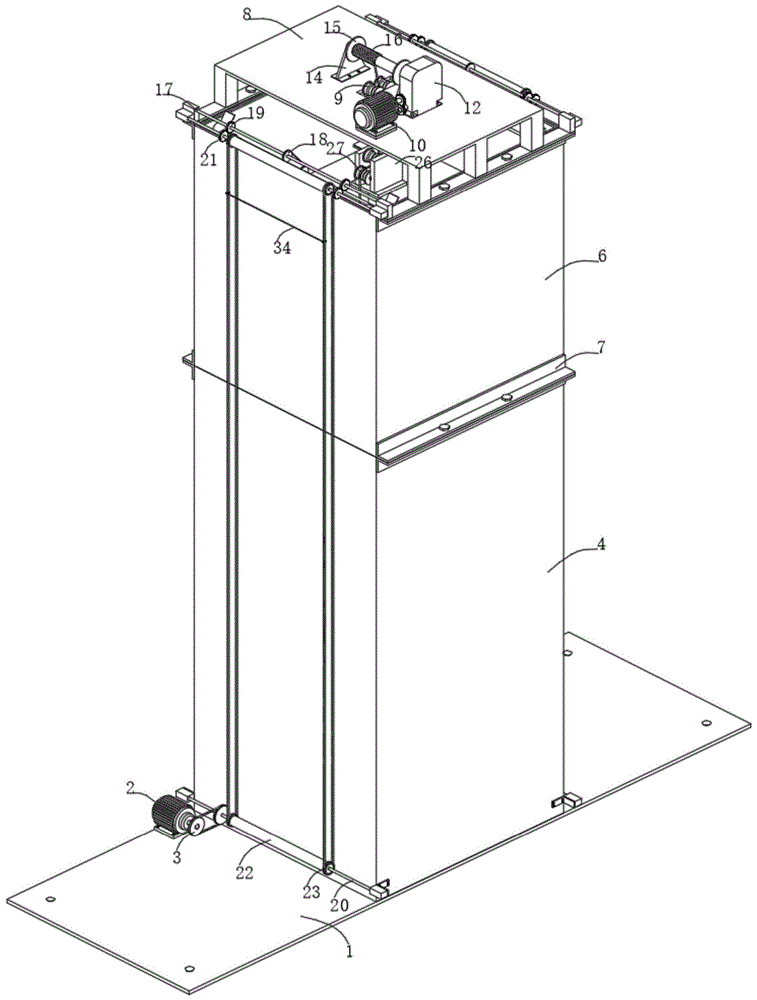 一种房建用物料快速提升装置的制作方法