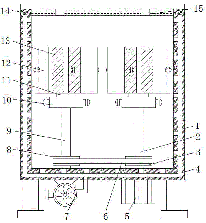 电路印刷板的冷却降温装置的制作方法