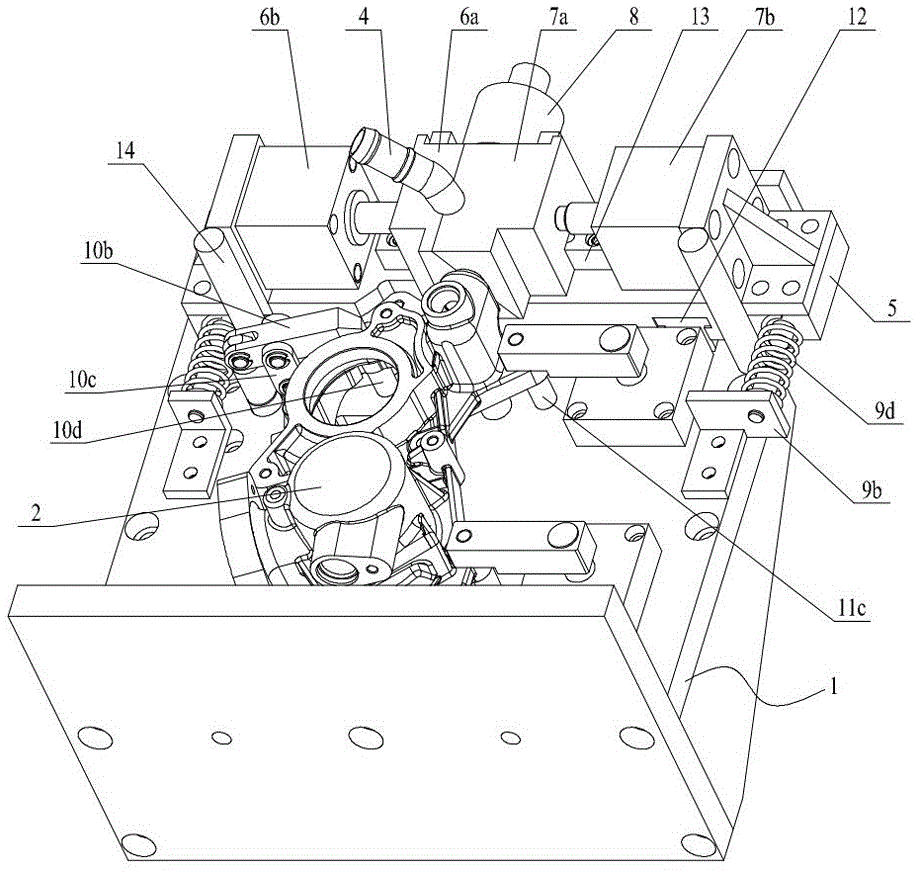 一种接管压装夹具的制作方法