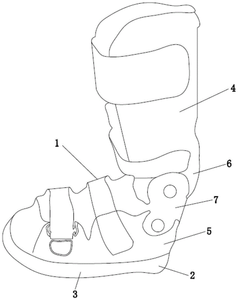 一种外置铰链高靿动踝儿童矫形靴的制作方法