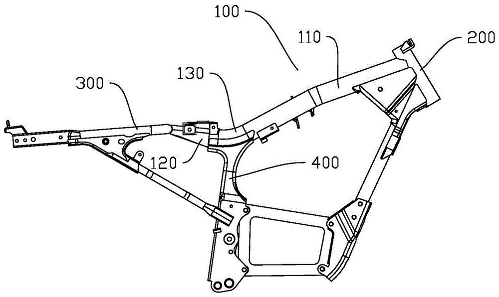 一种摩托车的车架的制作方法