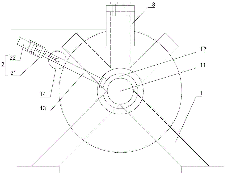 一种钢板收卷架的制作方法